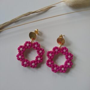 Flower circle - Magenta