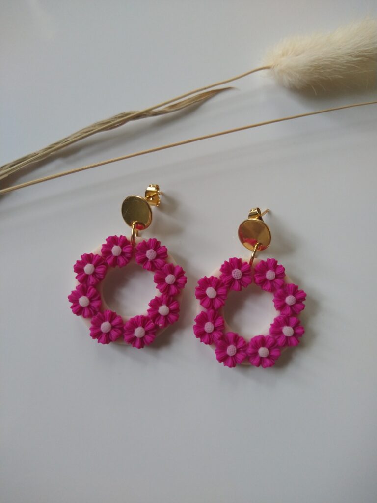 Flower circle - Magenta