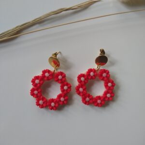 Flower circle - Rood