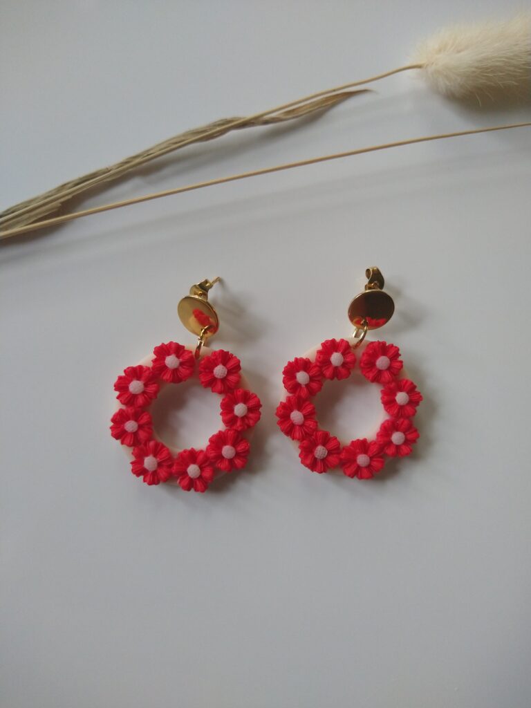 Flower circle - Rood