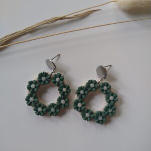 Flower circle - groen