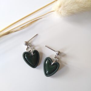 Heart - donkergroen