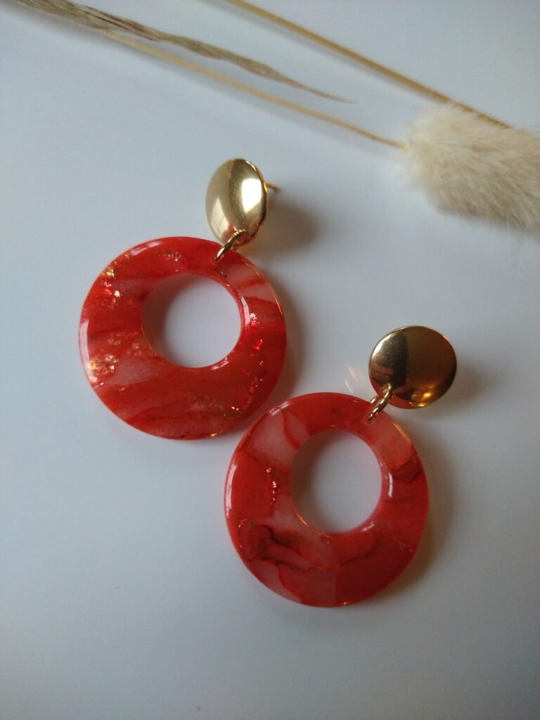 Rond - marmer rood
