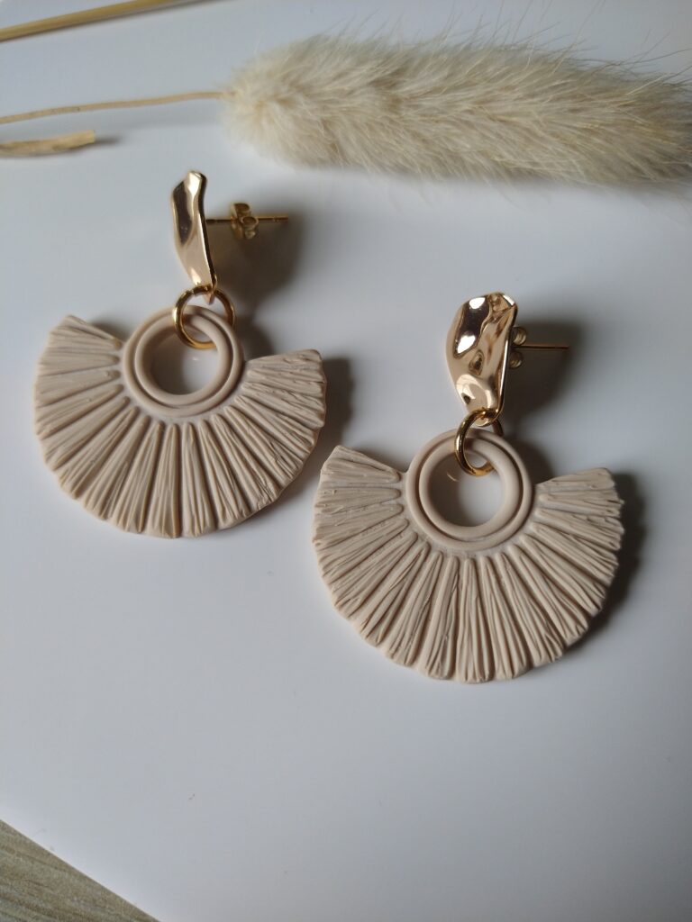 Oorbel Bohemian - sand